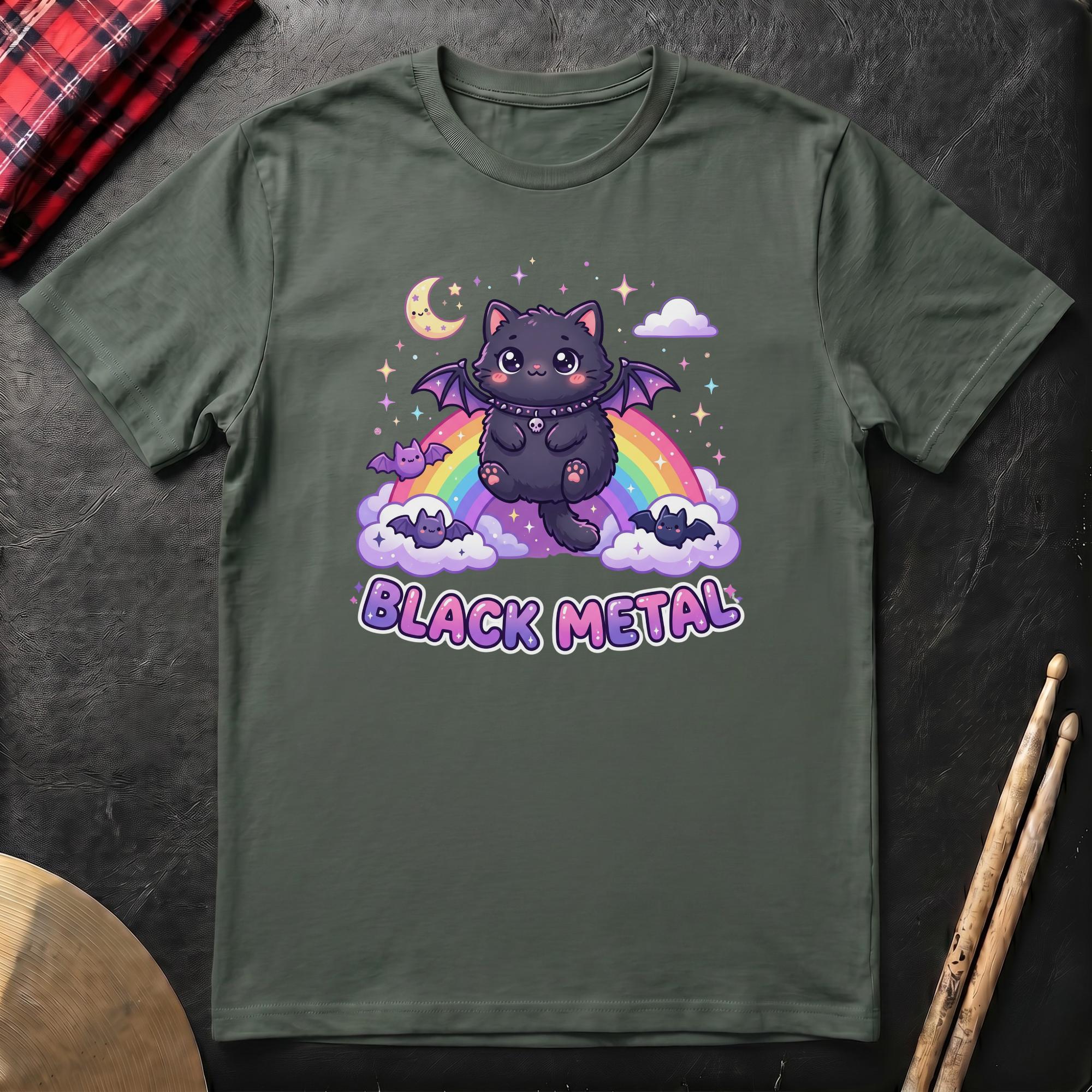 Black Metal Cat T-Shirt