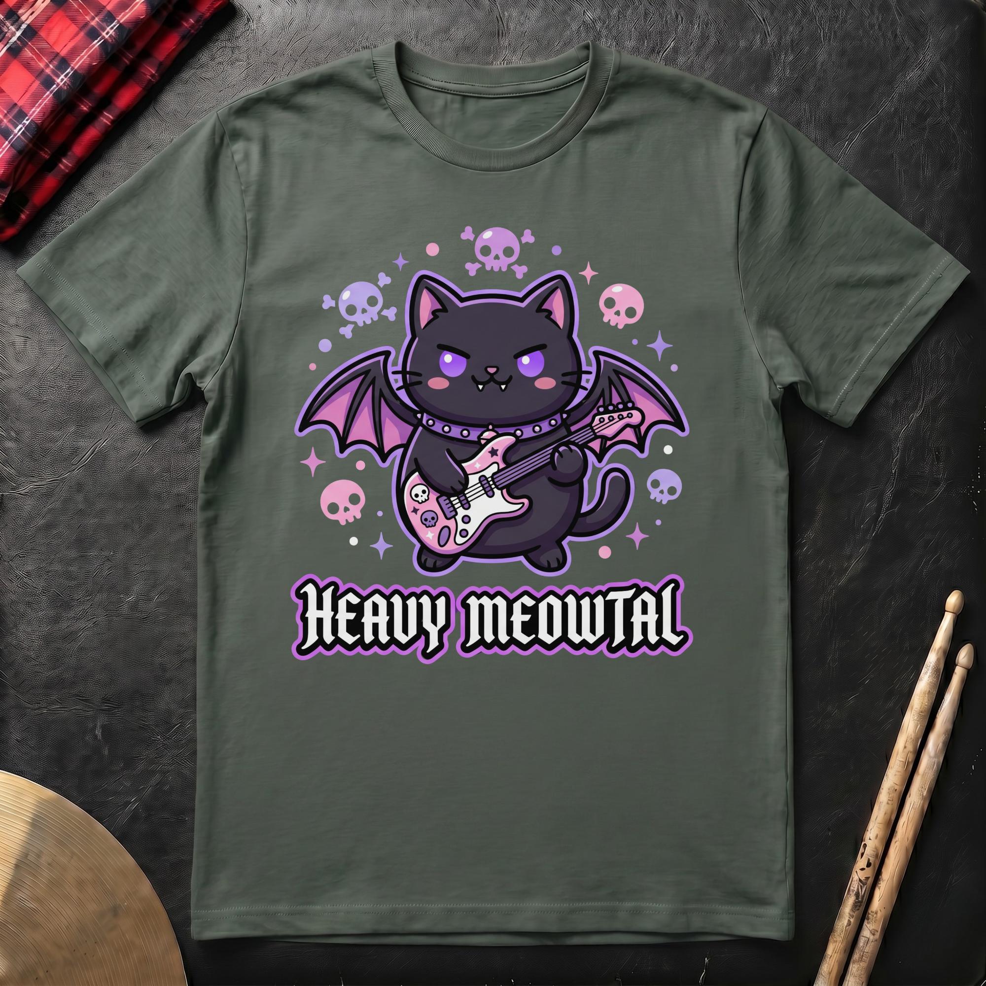 Heavy Meowtal T-Shirt