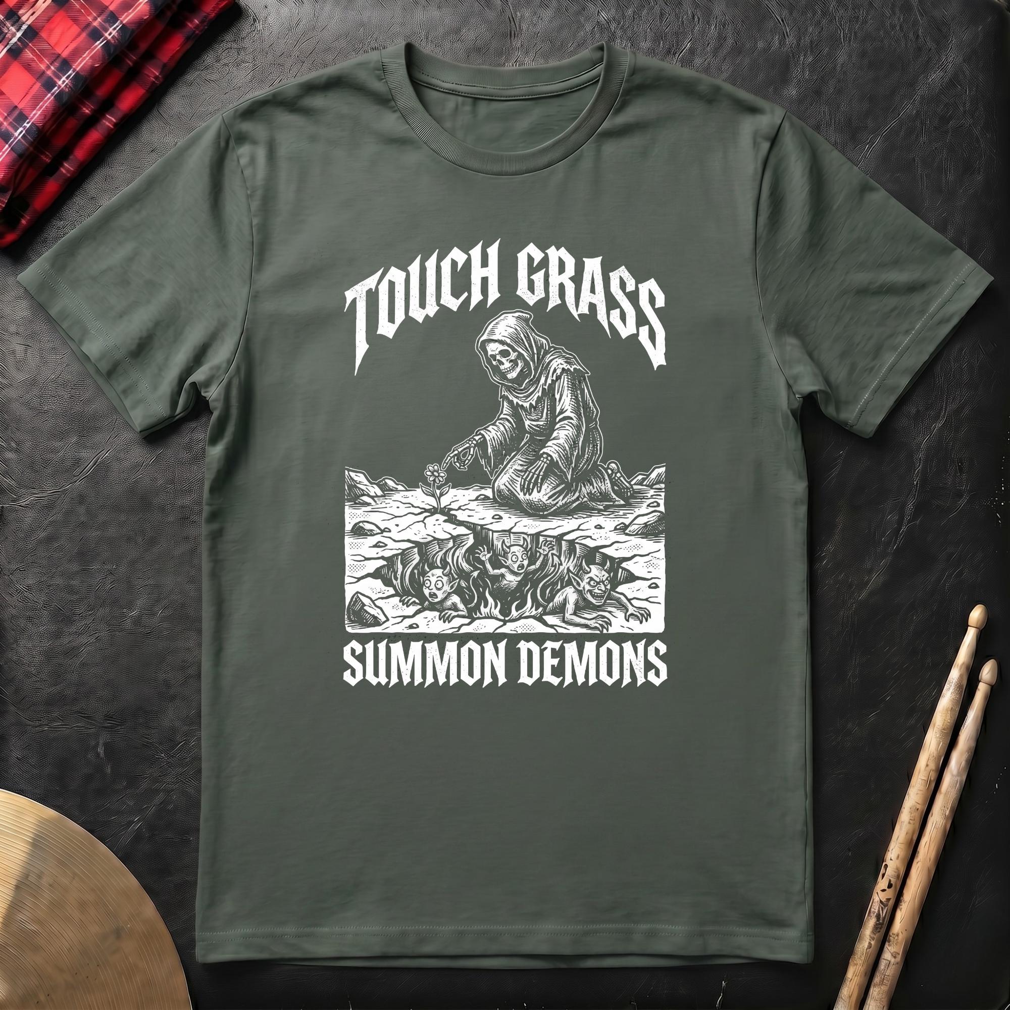 Touch Grass Summon Demons T-Shirt