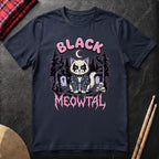 Black Meowtal T-Shirt