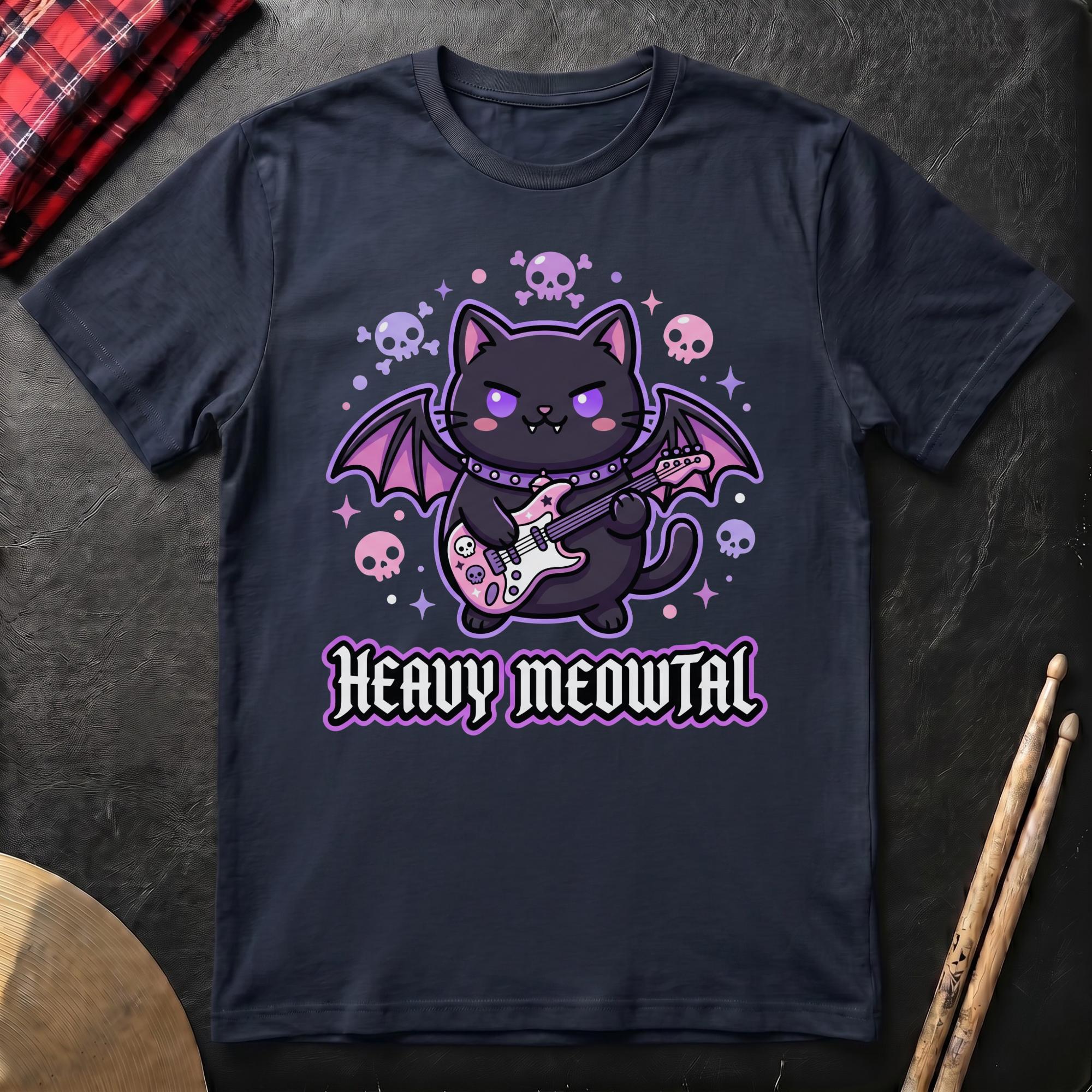 Heavy Meowtal T-Shirt