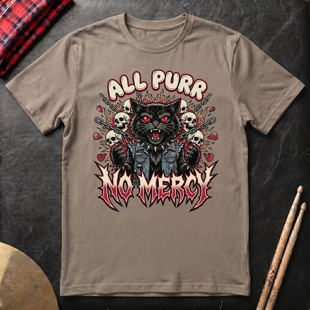 All Purr No Mercy T-Shirt