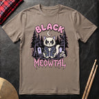 Black Meowtal T-Shirt