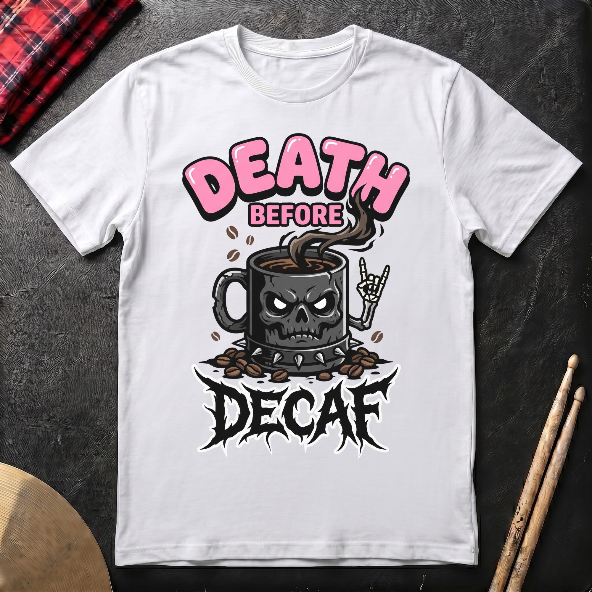Death Before Decaf T-Shirt